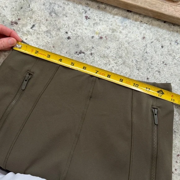 Lululemon Define High-Rise Wide-Leg PantS Luon Olive Green Brown Size XS - Picture 10 of 14